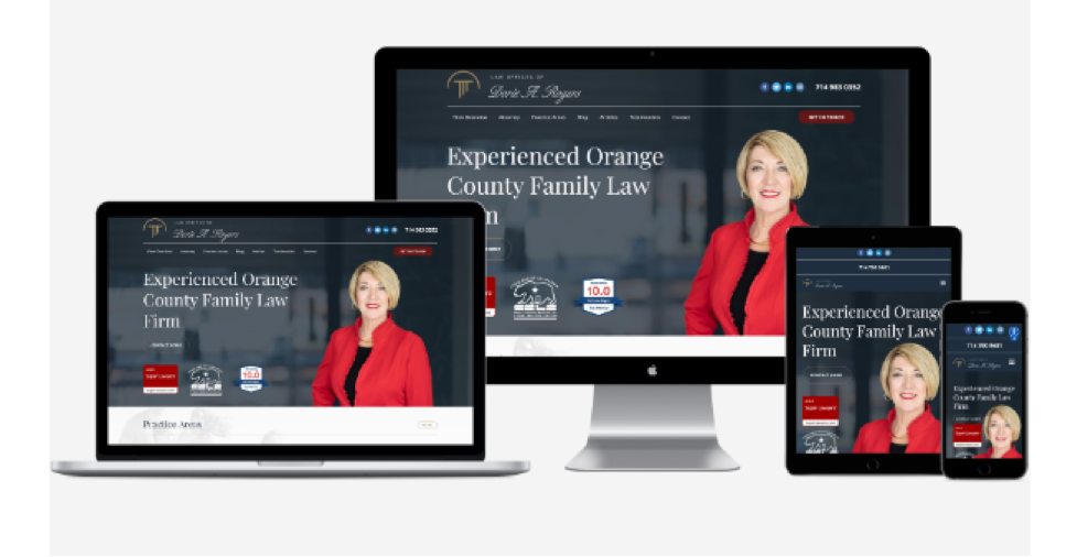 Family Law Firm Example Website