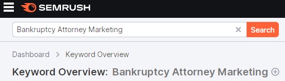 Bankruptcy Lawyer SEO Marketing